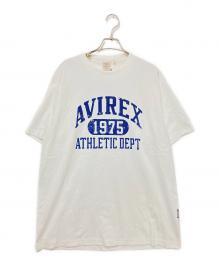 AVIREX（アヴィレックス）の古着「プリントTシャツ」｜ホワイト