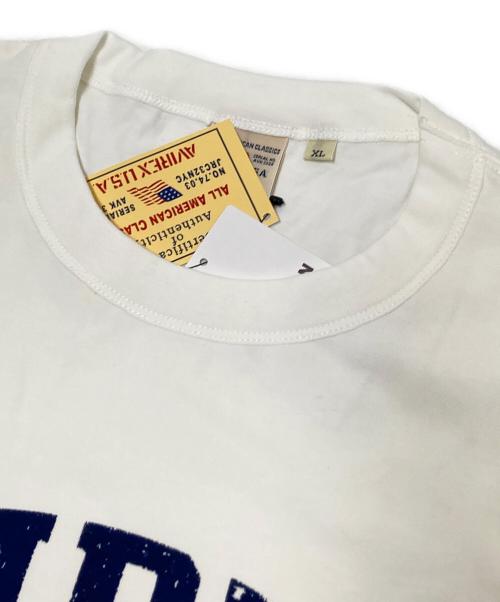 AVIREX（アヴィレックス）AVIREX (アヴィレックス) プリントTシャツ ホワイト サイズ:XL 未使用品の古着・服飾アイテム