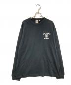AVIREXアヴィレックス）の古着「ロングスリーブTシャツ」｜ブラック