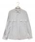 Porter Classic（ポータークラシック）の古着「ROLL UP STRIPE SHIRT」｜ブルー×ホワイト