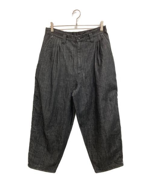 Porter Classic（ポータークラシック）Porter Classic (ポータークラシック) DENIM BEBOP PANTS ブラック サイズ:Mの古着・服飾アイテム