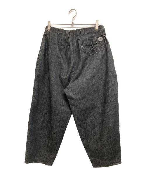 Porter Classic（ポータークラシック）Porter Classic (ポータークラシック) DENIM BEBOP PANTS ブラック サイズ:Mの古着・服飾アイテム
