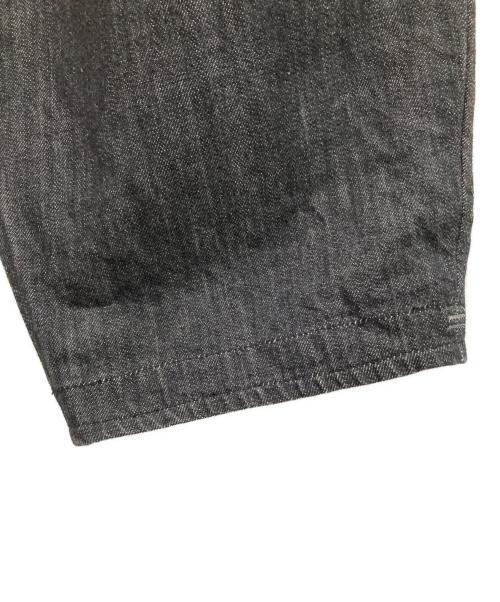 Porter Classic（ポータークラシック）Porter Classic (ポータークラシック) DENIM BEBOP PANTS ブラック サイズ:Mの古着・服飾アイテム