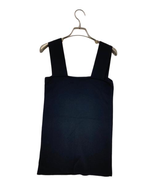 CHAOS（カオス）CHAOS (カオス) シルクコンニットタンク ブラック サイズ:Fの古着・服飾アイテム