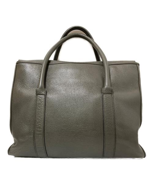 CHAMBORD SELLIER（シャンボール セリエ）CHAMBORD SELLIER (シャンボール セリエ) シュリンクレザー ブリーフトート/BERN Brief LAGUN グレーの古着・服飾アイテム