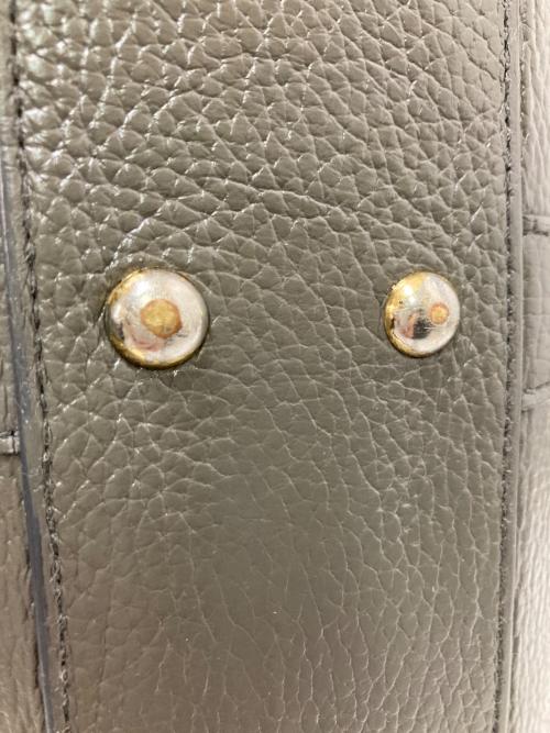 CHAMBORD SELLIER（シャンボール セリエ）CHAMBORD SELLIER (シャンボール セリエ) シュリンクレザー ブリーフトート/BERN Brief LAGUN グレーの古着・服飾アイテム