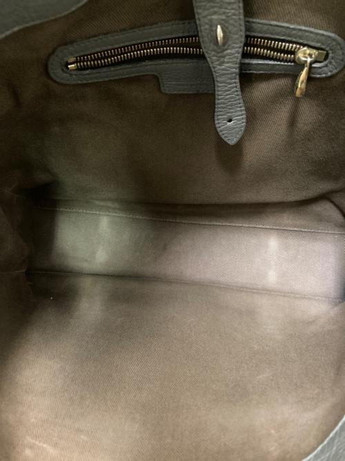 CHAMBORD SELLIER（シャンボール セリエ）CHAMBORD SELLIER (シャンボール セリエ) シュリンクレザー ブリーフトート/BERN Brief LAGUN グレーの古着・服飾アイテム