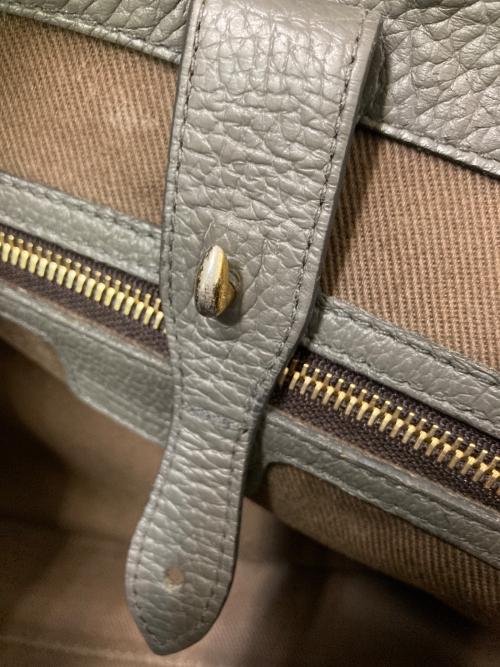 CHAMBORD SELLIER（シャンボール セリエ）CHAMBORD SELLIER (シャンボール セリエ) シュリンクレザー ブリーフトート/BERN Brief LAGUN グレーの古着・服飾アイテム