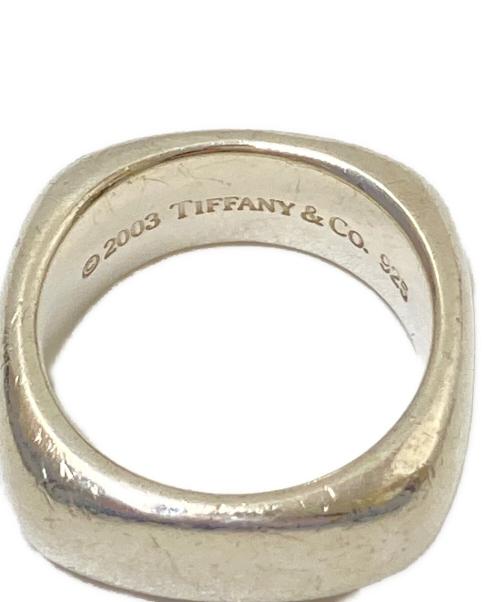 TIFFANY & Co.（ティファニー）TIFFANY & Co. (ティファニー) スクエアクッションリング サイズ:9号の古着・服飾アイテム