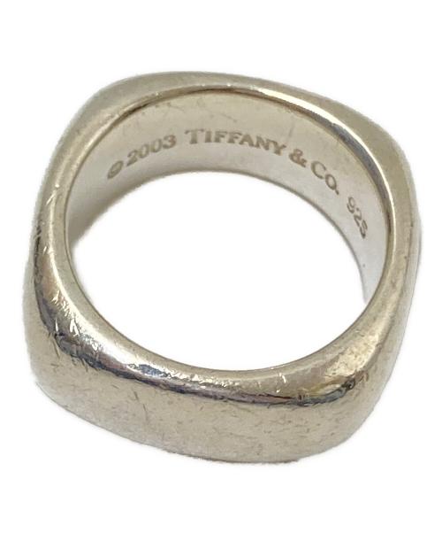 TIFFANY & Co.（ティファニー）TIFFANY & Co. (ティファニー) スクエアクッションリング サイズ:9号の古着・服飾アイテム