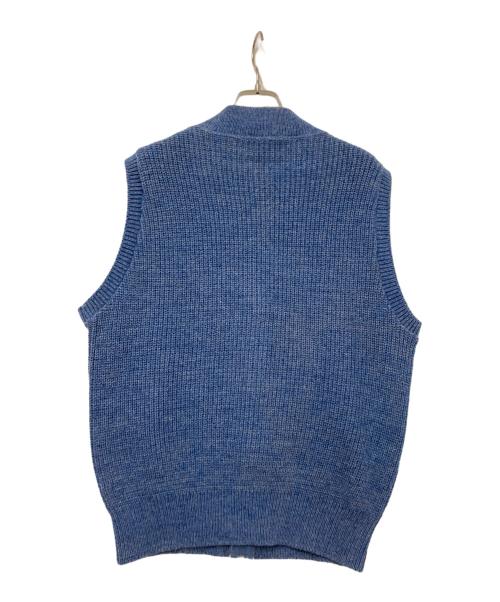 L.L.Bean（エルエルビーン）L.L.Bean (エルエルビーン) 80-90‘Sニットベスト ブルー サイズ:Mの古着・服飾アイテム