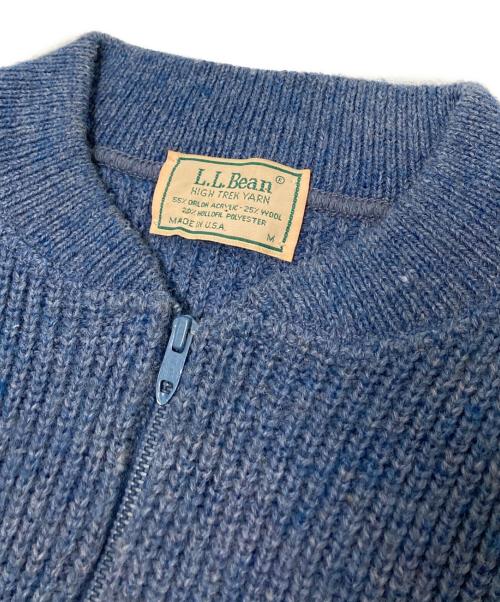 L.L.Bean（エルエルビーン）L.L.Bean (エルエルビーン) 80-90‘Sニットベスト ブルー サイズ:Mの古着・服飾アイテム