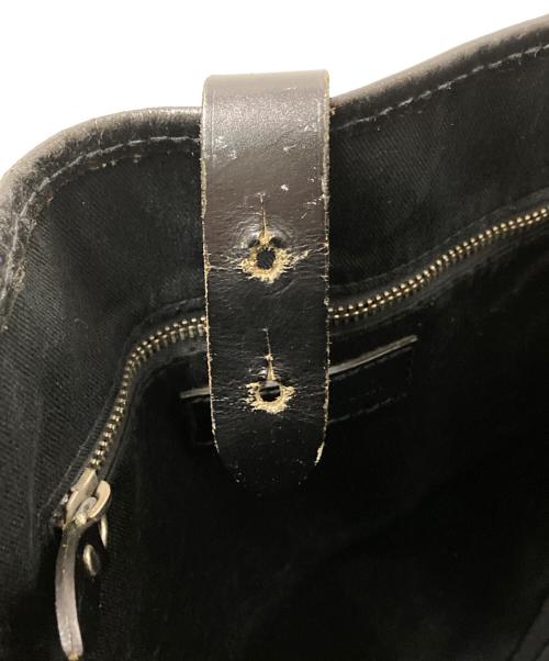RALPH LAUREN（ラルフローレン）RALPH LAUREN (ラルフローレン) ハウンドトゥースPVCトートバッグ ホワイト×ブラック サイズ:下記参照の古着・服飾アイテム