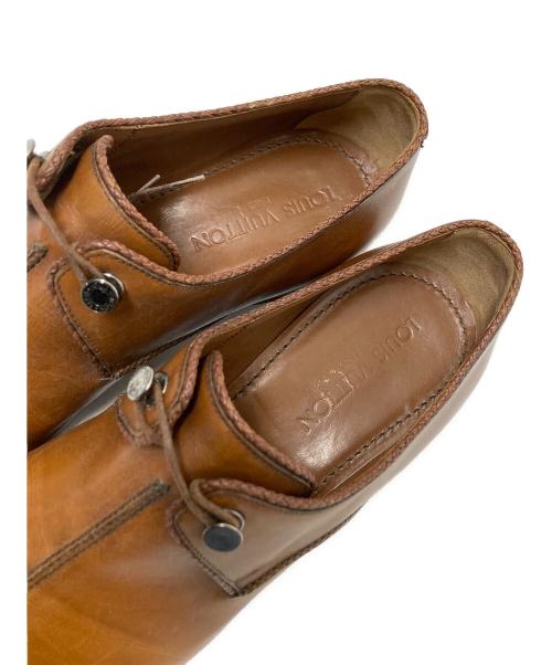 LOUIS VUITTON（ルイ ヴィトン）LOUIS VUITTON (ルイ ヴィトン) センターシームレザーシューズ ブラウン サイズ:9の古着・服飾アイテム