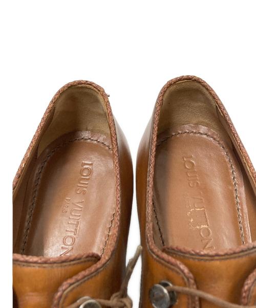 LOUIS VUITTON（ルイ ヴィトン）LOUIS VUITTON (ルイ ヴィトン) センターシームレザーシューズ ブラウン サイズ:9の古着・服飾アイテム