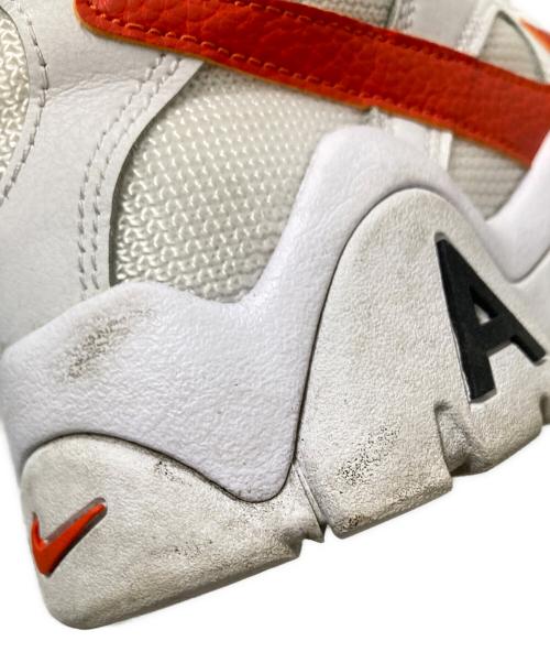 NIKE（ナイキ）NIKE (ナイキ) AIR BARRAGE LOW EMB ホワイト×オレンジ サイズ:27.0cmの古着・服飾アイテム