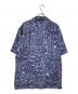 KAHALA (カハラ) 総柄半袖シャツ ネイビー×ブルー サイズ:M：3500円