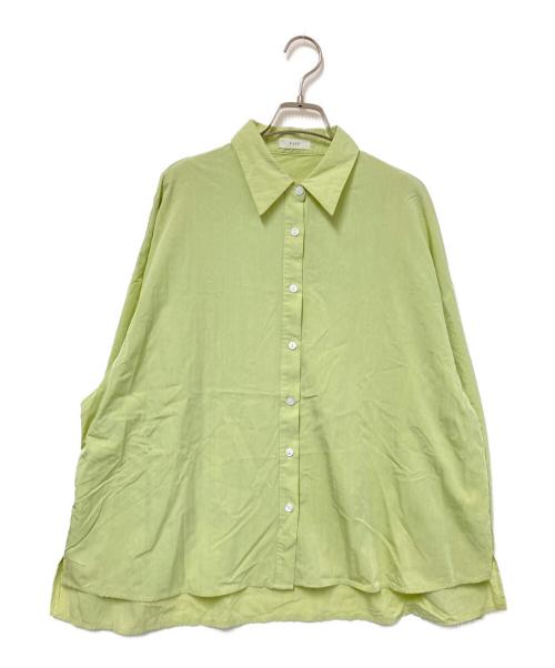 PoFF（ポーフ）PoFF (ポーフ) 長袖ワイドシャツ グリーン サイズ:FREEの古着・服飾アイテム
