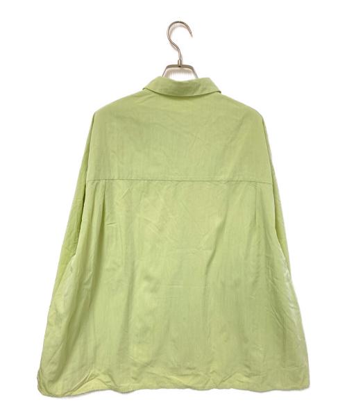 PoFF（ポーフ）PoFF (ポーフ) 長袖ワイドシャツ グリーン サイズ:FREEの古着・服飾アイテム