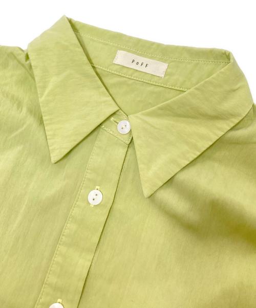 PoFF（ポーフ）PoFF (ポーフ) 長袖ワイドシャツ グリーン サイズ:FREEの古着・服飾アイテム