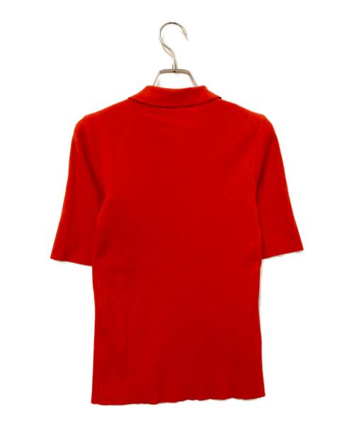 PoFF（ポーフ）PoFF (ポーフ) 半袖ニット オレンジ サイズ:Fの古着・服飾アイテム