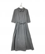 HER LIP TOハーリップトゥ）の古着「Allure Belted Shirt Dress」｜グレー