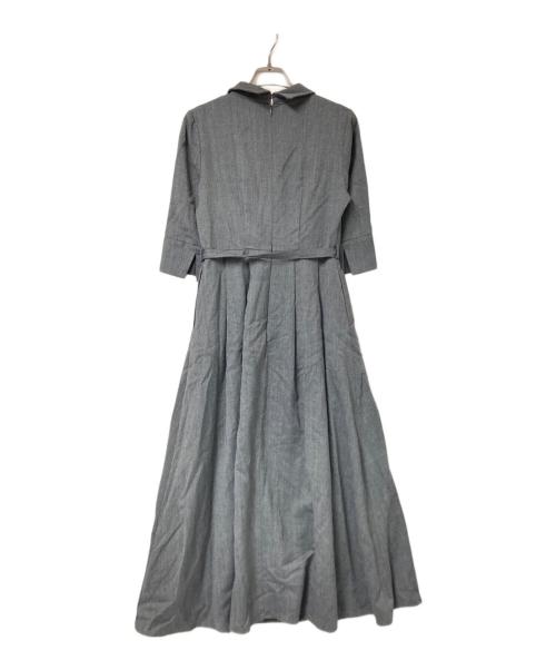 HER LIP TO（ハーリップトゥ）HER LIP TO (ハーリップトゥ) Allure Belted Shirt Dress グレー サイズ:Sの古着・服飾アイテム