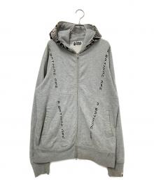 A BATHING APE（アベイシングエイプ）の古着「ジップパーカー」｜グレー