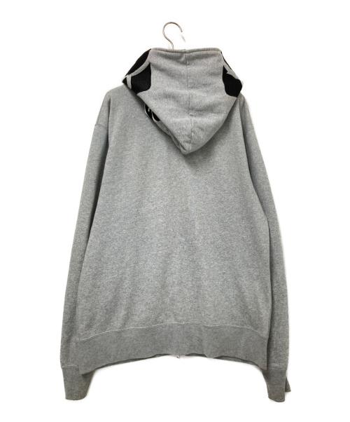 A BATHING APE（アベイシングエイプ）A BATHING APE (アベイシングエイプ) ジップパーカー グレー サイズ:XLの古着・服飾アイテム