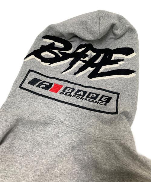 A BATHING APE（アベイシングエイプ）A BATHING APE (アベイシングエイプ) ジップパーカー グレー サイズ:XLの古着・服飾アイテム