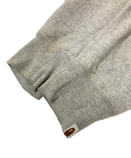 A BATHING APE（アベイシングエイプ）A BATHING APE (アベイシングエイプ) ジップパーカー グレー サイズ:XLの古着・服飾アイテム