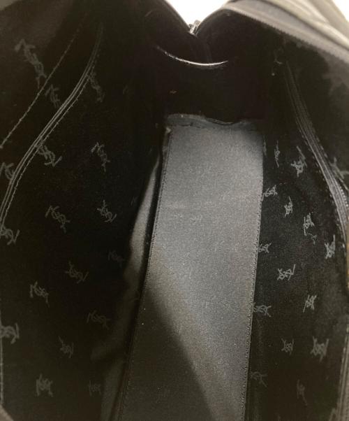 Yves Saint Laurent（イヴサンローラン）Yves Saint Laurent (イヴサンローラン) クロコ型押しハンドバッグ ブラック サイズ:下記参照の古着・服飾アイテム