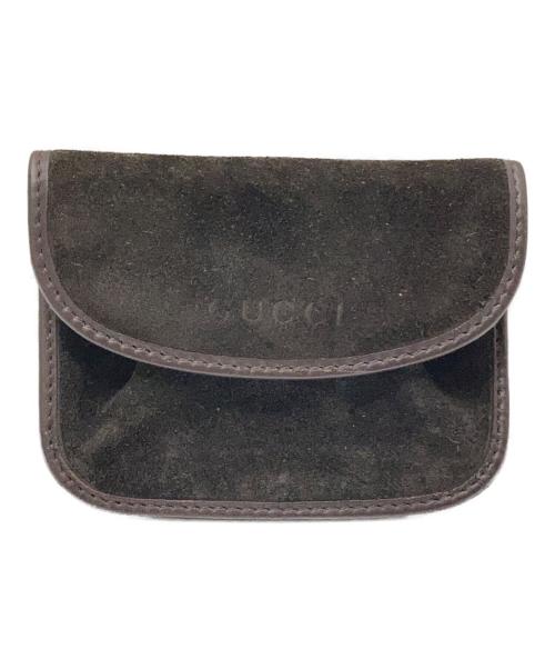 GUCCI（グッチ）GUCCI (グッチ) スウェードコインケース ブラウン サイズ:下記参照の古着・服飾アイテム