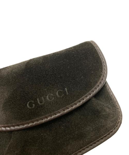 GUCCI（グッチ）GUCCI (グッチ) スウェードコインケース ブラウン サイズ:下記参照の古着・服飾アイテム
