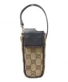GUCCI（グッチ）の古着「ケース」｜ベージュ×ブラウン