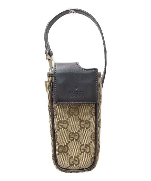 GUCCI（グッチ）GUCCI (グッチ) ケース ベージュ×ブラウン サイズ:下記参照の古着・服飾アイテム