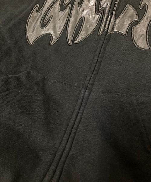 GALFY（ガルフィー）GALFY (ガルフィー) ファイヤーピカピカZIPパーカー ブラック サイズ:中型犬(L)の古着・服飾アイテム