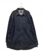 ZARAザラ）の古着「デニムジャケット」｜ブラック