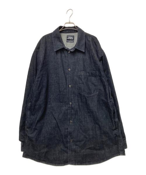 ZARA（ザラ）ZARA (ザラ) デニムジャケット ブラック サイズ:Lの古着・服飾アイテム