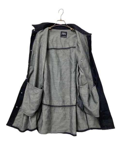 ZARA（ザラ）ZARA (ザラ) デニムジャケット ブラック サイズ:Lの古着・服飾アイテム