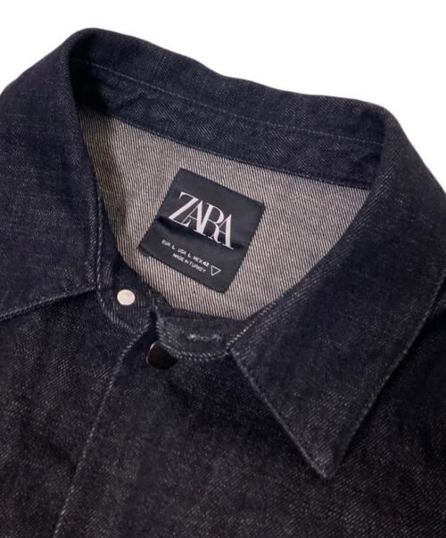ZARA（ザラ）ZARA (ザラ) デニムジャケット ブラック サイズ:Lの古着・服飾アイテム