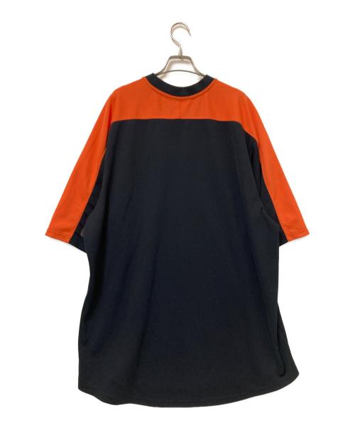 NIKE（ナイキ）NIKE (ナイキ) GENUINE MERCHANDISE (ジェニュイン マーチャンダイズ) ゲームシャツ オレンジ×ブラック サイズ:XXLの古着・服飾アイテム