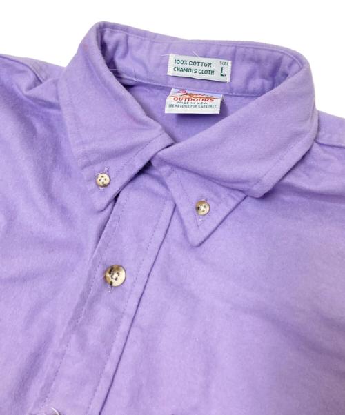 Prentiss（プレンティス）Prentiss (プレンティス) 90sコットンシャツ パープル サイズ: Lの古着・服飾アイテム