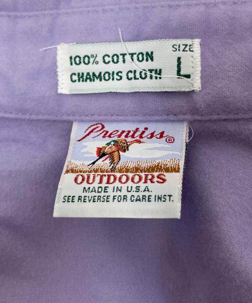 Prentiss（プレンティス）Prentiss (プレンティス) 90sコットンシャツ パープル サイズ: Lの古着・服飾アイテム