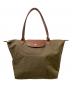 LONGCHAMP（ロンシャン）の古着「ル プリアージュオリジナル L ショルダーバッグ」｜オリーブ