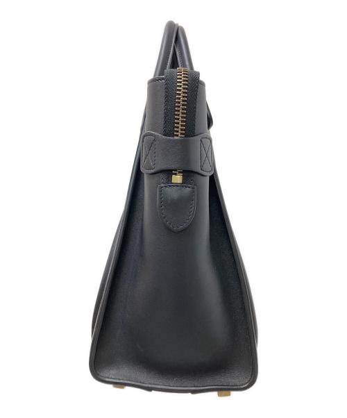 CELINE（セリーヌ）CELINE (セリーヌ) ラゲージマイクロ ショッパー ハンドバッグ ブラック サイズ:下記参照の古着・服飾アイテム