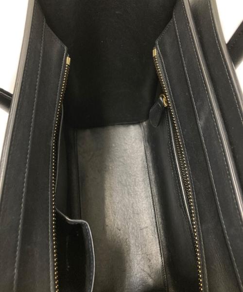 CELINE（セリーヌ）CELINE (セリーヌ) ラゲージマイクロ ショッパー ハンドバッグ ブラック サイズ:下記参照の古着・服飾アイテム