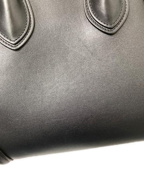 CELINE（セリーヌ）CELINE (セリーヌ) ラゲージマイクロ ショッパー ハンドバッグ ブラック サイズ:下記参照の古着・服飾アイテム
