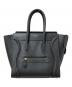 CELINE（セリーヌ）の古着「ラゲージマイクロ ショッパー ハンドバッグ」｜ブラック