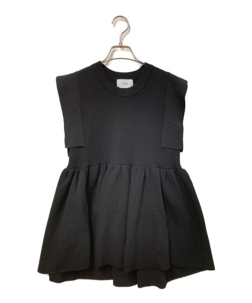 CLANE（クラネ）CLANE (クラネ) SQUARE SELEEVE TOPS ブラック サイズ:1の古着・服飾アイテム